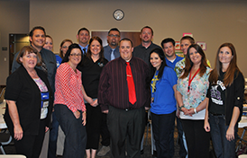 This image of Laveen staff members will link to the Human Resources department page.